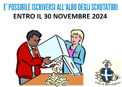 ALBO DELLE PERSONE IDONEE ALL’UFFICIO DI SCRUTATORE DI SEGGIO ELETTORALE